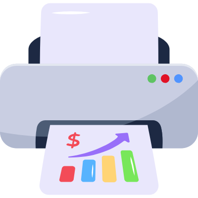 سهولة عرض وطباعة التقارير